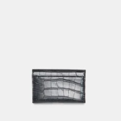 MINI-ME WALLET GREY CROCO STELLA(Mini Me Wallet Grey Croco Stella) -Dolce Vita Shop DOLCEVITA WALLETS MINII ME BLACK 3