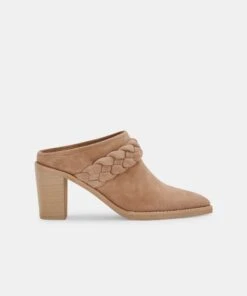 SERLA MULES TRUFFLE SUEDE - Re:vita(Serla Mules Truffle Suede Resale)