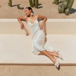 GALEN HEELS WHITE TULLE(Galen Heels White Tulle) -Dolce Vita Shop GALEN WHITE TULLE 1