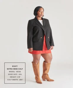 RYATT EXTRA WIDE CALF BOOTS PECAN SUEDE(Ryatt Extra Wide Calf Boots Pecan Suede) -Dolce Vita Shop GESS RYATT XWC