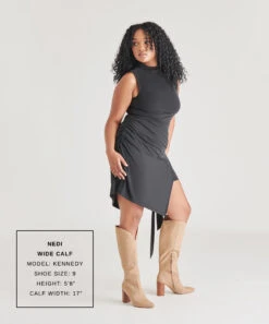 NEDI WIDE CALF BOOTS DUNE NUBUCK(Nedi Wide Calf Boots Dune Nubuck) -Dolce Vita Shop KENNEDY NEDI WC