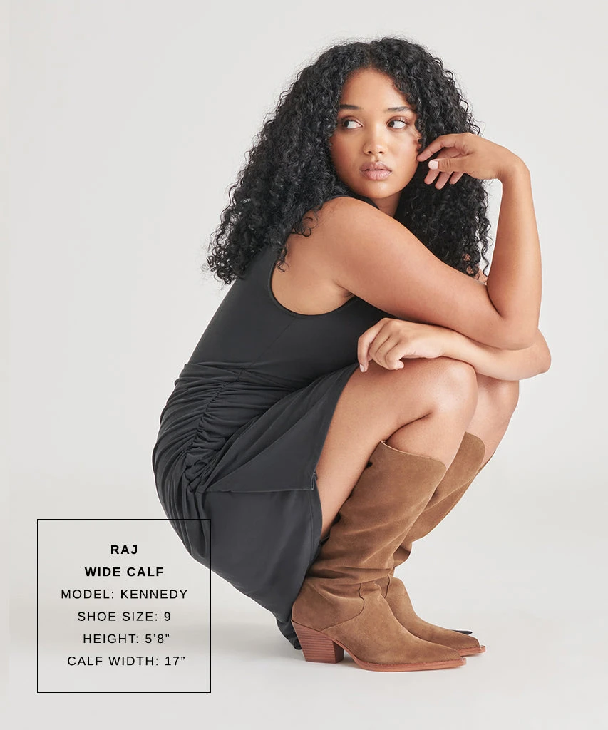 Dolce Vita RAJ WIDE CALF BOOTS BROWN SUEDE(Raj Wide Calf Boots Brown Suede) 3 Dolce Vita RAJ WIDE CALF BOOTS BROWN SUEDE(Raj Wide Calf Boots Brown Suede) - Image 3