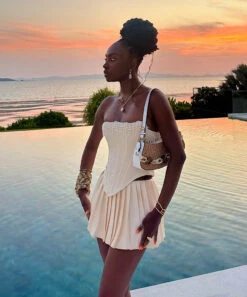 MIRANDA SHOULDER BAG NATURAL CORK(Miranda Shoulder Bag Natural Cork) -Dolce Vita Shop MIRANDACORK