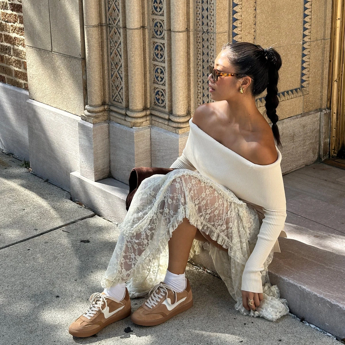 NOTICE SNEAKERS BROWN SUEDE(Notice Sneakers Brown Suede) 2 NOTICE SNEAKERS BROWN SUEDE(Notice Sneakers Brown Suede) - Image 2