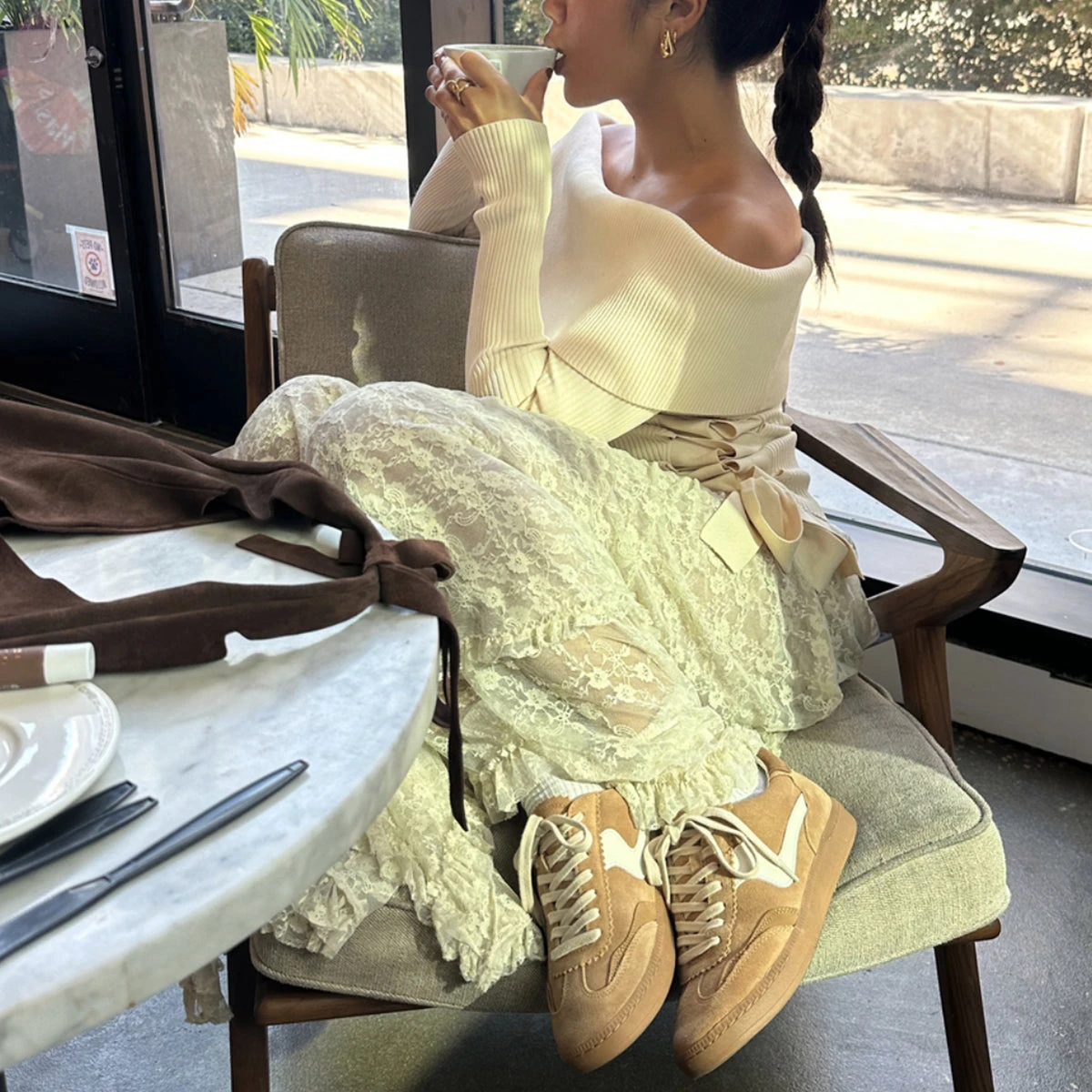 NOTICE SNEAKERS BROWN SUEDE(Notice Sneakers Brown Suede) 9 NOTICE SNEAKERS BROWN SUEDE(Notice Sneakers Brown Suede) - Image 9