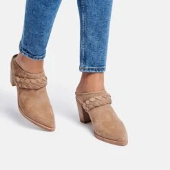SERLA MULES TRUFFLE SUEDE - Re:vita(Serla Mules Truffle Suede Resale) -Dolce Vita Shop SERLA TRUFFLE ON FOOT 1 9c245ed3 9d5c 4e2e 9d47 d8af58d586bc