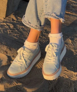 Dolce Vita TIGER SNEAKERS LIGHT BLUE DENIM(Tiger Sneakers Light Blue Denim) -Dolce Vita Shop TIG3