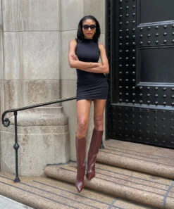 Dolce Vita AUGGIE BOOTS CHOCOLATE LEATHER(Auggie Boots Chocolate Leather) 19 Dolce Vita AUGGIE BOOTS CHOCOLATE LEATHER(Auggie Boots Chocolate Leather) -Dolce Vita Shop aug c2