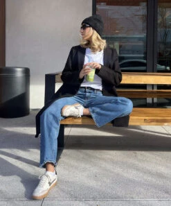 NOTICE SNEAKERS WHITE GREY LEATHER(Notice Sneakers White Grey Leather) -Dolce Vita Shop bZKHb