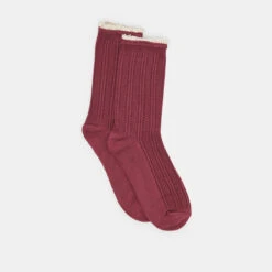 PRAIRIE SOCKS 2 PACK BLACK BURGUNDY(Prairie Sock 2 Pack Black Burgundy) -Dolce Vita Shop download 5 46723f7b 1a69 4fda 8c6c 9b63d24b6873