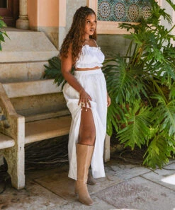 Dolce Vita FYNN WIDE CALF BOOTS TRUFFLE SUEDE(Fynn Wide Calf Boots Truffle Suede) -Dolce Vita Shop fwc1