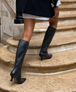 Dolce Vita AUGGIE BOOTS BLACK LEATHER(Auggie Boots Black Leather) -Dolce Vita Shop gyra b