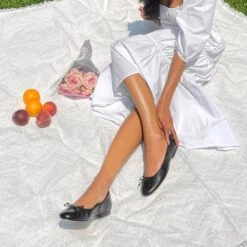 RITLA BALLET FLATS BLACK LEATHER(Ritla Ballet Flats Black Leather) -Dolce Vita Shop remonia RiltaBlack 6